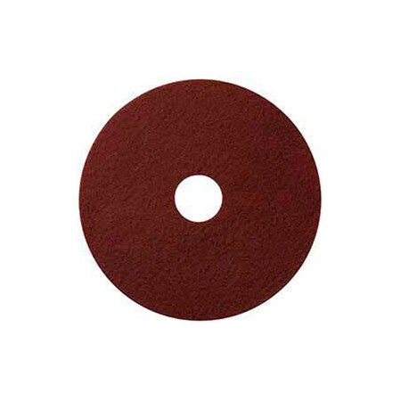 Global Industrial 18in EcoPrep inEPPin Chemical Free Stripping Pad, Maroon, 10PK 641290MR
